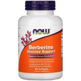 NOW Foods Berberine Glucose Support 90 Softgels мл Now