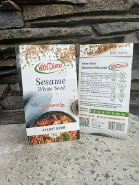 Кунжут белый "Vita D'Oro" Sesame White Seed 125г