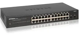 NETGEAR Коммутатор GS324T 24x1GE, 2xSFP, управляемый Sontse - Твой Выбор