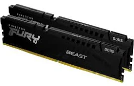 ОЗУ Kingston DDR5 64GB (2x32GB) 4800MHz FURY Beast Black (KF548C38BBK2-64)
