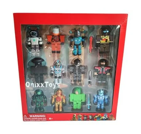 Набір Roblox з 12 Героїв зі Зброєю та Аксесуарами фігурки роблокс (SUI775). Ігрові фігурки