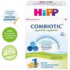 Детская смесь HiPP молочная Combiotic 1 начальная 500 г (9062300138747) молочна Combiotic 1 початкова 500 г 1031084