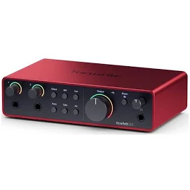 Аудиоинтерфейс FOCUSRITE Scarlett 2i2 4th Gen. Аудиоинтерфейсы