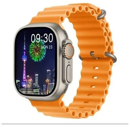 Розумний смарт годинник Smart Watch HW9 Ulta Max 49 mm AMOLED з функцією дзвінка Помаранчевий. Смарт-годинники