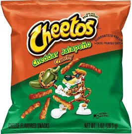 Чипсы Cheetos Crunchy Cheddar Jalapeño Cheese 28g