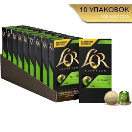 Сет Nespresso L'or Elegante (10 упаковок по 10 капсул)