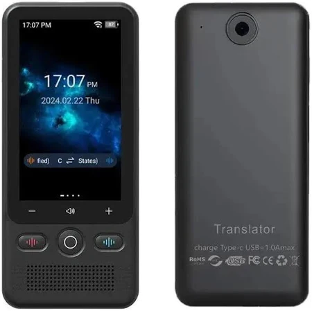 Голосовий перекладач AI Translator T18 Wi-Fi Bluetooth (138 мов) 1400 мАг