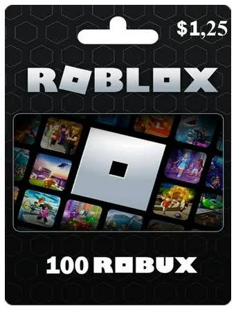 Roblox $1,25 Gift Card | 100 Robux. Картки доступу, активації та онлайн-поповнення пакетів