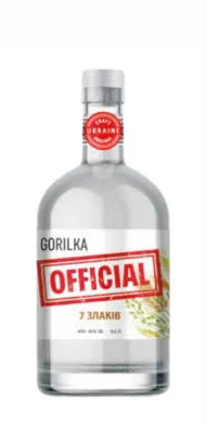 Дистилят преміальний Gorilka Official 7 злаків 45% 0.5 л