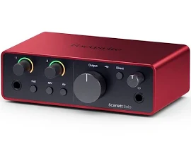 Купить Звуковую карту FOCUSRITE Scarlett Solo 4th Gen - Звуковые карты Focusrite