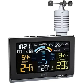 TFA Dostmann 35.1140.01 Spring Breeze Weather Station Black