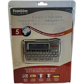 Franklin Et-2105 5 Language European Electronic Handheld Translator