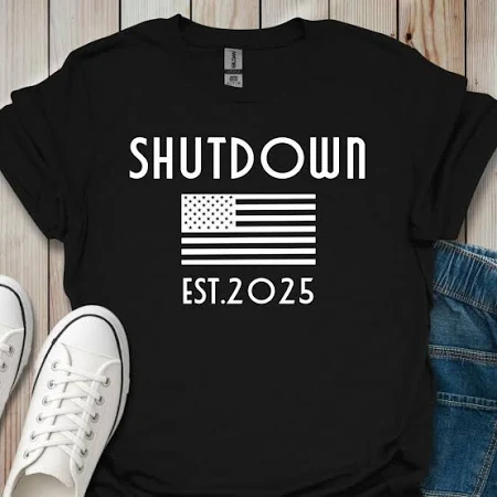 Government Shutdown Unisex T-Shirt Government Shutdown 2025 Shirt