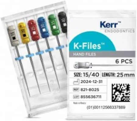 K-File Endodontic Files 6/bx Blue 25mm # 30 | 06066