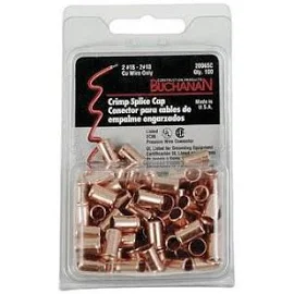 Buchanan 2006S Wire Connectors, Copper - 100 count