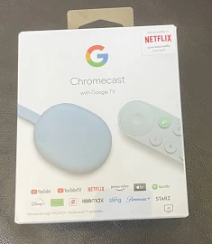 [brand New] Chromecast W/ Google Tv 4к Media Streamer W Netflix Bundle