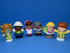 Fisher-price Little People People . Lots Of 6 Mixed Characters No