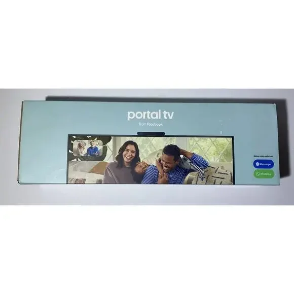 Facebook 899-00081-02 Portal TV Smart Video Calling EXC Original Box No Remote
