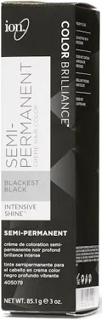Ion Blackest Black Semi Permanent Hair Color