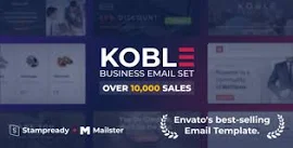 Koble | Mailchimp Business Email Template Sets