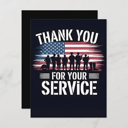 Thank You for Your Service: Veterans Day 2025 Holiday Card