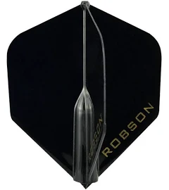 Robson Dart Flights - Plus Black Standard