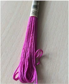 DMC stranded 3607 plum pink six strand