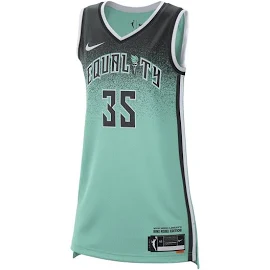 Nike Jonquel Jones New York Liberty 2023 Women's Dri-Fit WNBA Victory Jersey Green