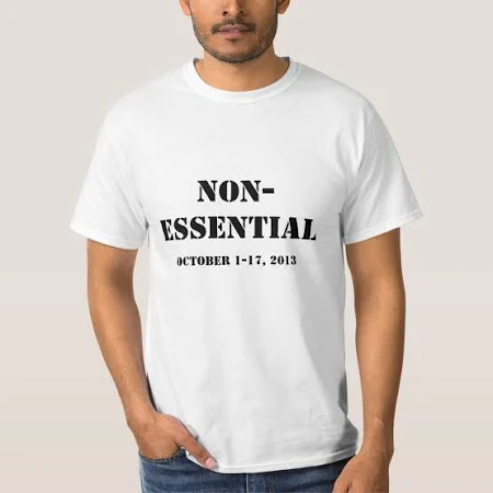 Men's Non- Essential Shutdown T-Shirt