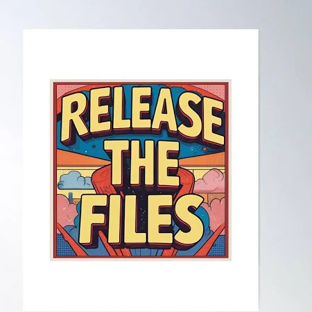 Release The Epstein Files Jeffrey Epstein Poster
