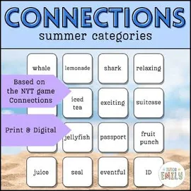 Connections Word Puzzles: Summer Edition