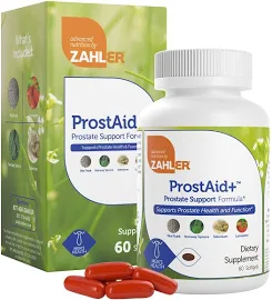 Zahler - ProstAid+ - Prostate Support Formula - 60 Softgels