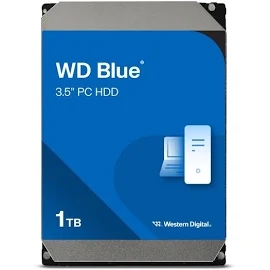 Western Digital 1TB WD Blue PC Internal Hard Drive HDD - 7200 RPM, SATA 6 Gb/s, 64 MB Cache, 3.5" - WD10EZEX