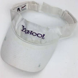 Yahoo! Vintage Visor Cap Hat Adjustable