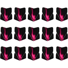 Standard Dart Flights, 15 Pack Flights, Rose Red