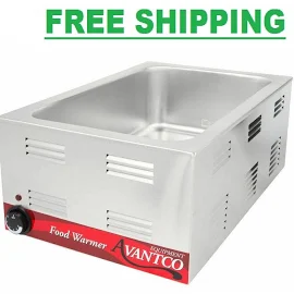 Avantco Commercial Electric Food Warmer Countertop Restaurant Cooking