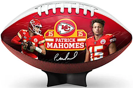 Kansas City Chiefs Patrick Mahomes Commemorative Football