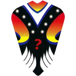 Colonial Question Mark Dart Flights - Fantail