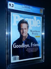 Matthew Perry Death People Magazine Goodbye, Friend Cgc 9.2 Pop 1