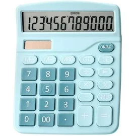 Xuyan Calculator Solar Energy Office Accounting Calculator Student Small Portable Computer Student Puzzle Calculator Does Quick Calculations, Size: