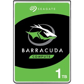 Seagate Barracuda 1TB Internal Hard Drive HDD - 2.5 inch SATA 6 Gb/s 5400 RPM 128MB Cache for PC Laptop - Frustration Free Packaging (ST1000LM048)