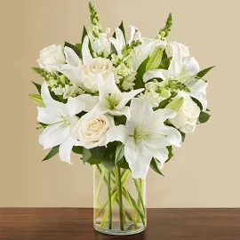Classic All White Arrangement Medium | 1-800-Flowers Flowers Delivery | 191165M