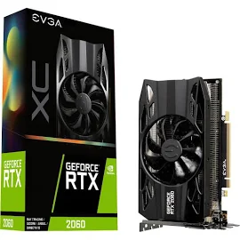 EVGA GeForce RTX 2060 XC GAMING 6GB GDDR6 HDB Fan Graphics Card