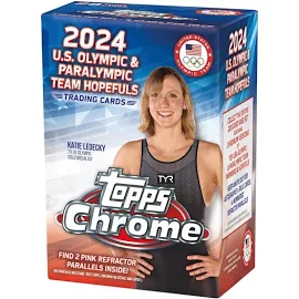 2024 Topps Chrome U.S. Olympic & Paralympic Hopefuls Blaster Box