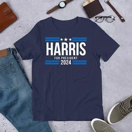 CryptoHavenDesigns Harris for President 2024 Shirt, Unisex, Kamala Harris Campaign, Kamala Harris 2024 T-Shirt, President Harris 2024, President Harris 2024