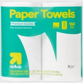 Make-A-Size Paper Towels - 2 Triple Rolls - up&up