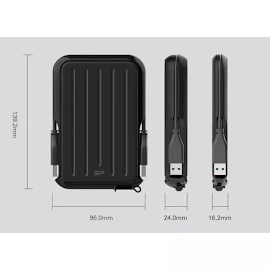 External Hard Drive Silicon Power A66 HDD 1 TB