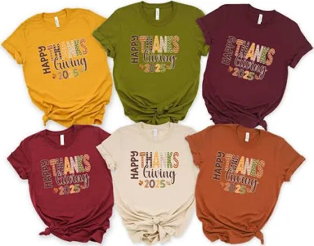 Matching Thanksgiving T-Shirts