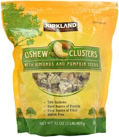 Kirkland Cashew Clusters, 32 oz