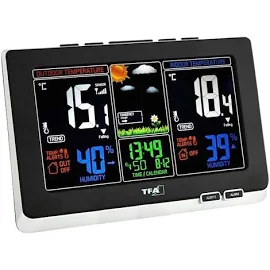 TFA Dostmann 35.1129.01 Spring Weather Station Black